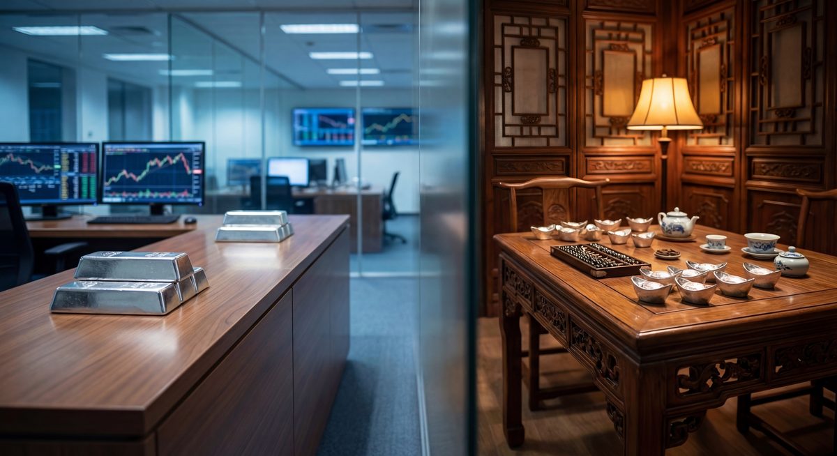 Dva trga srebra: New York in Šanghaj primerjava