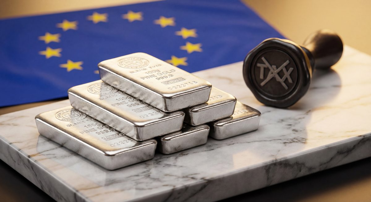 Srebrne palice brez DDV — nakup v EU