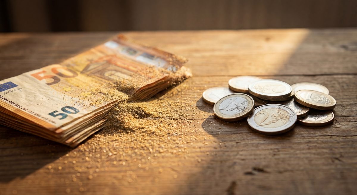 Bankovci se raztapljajo ob trdnih srebrnih kovancih — inflacija