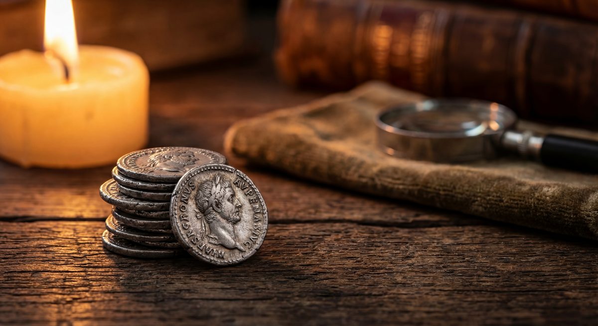 Starinski srebrni kovanci — zavarovanje skozi zgodovino