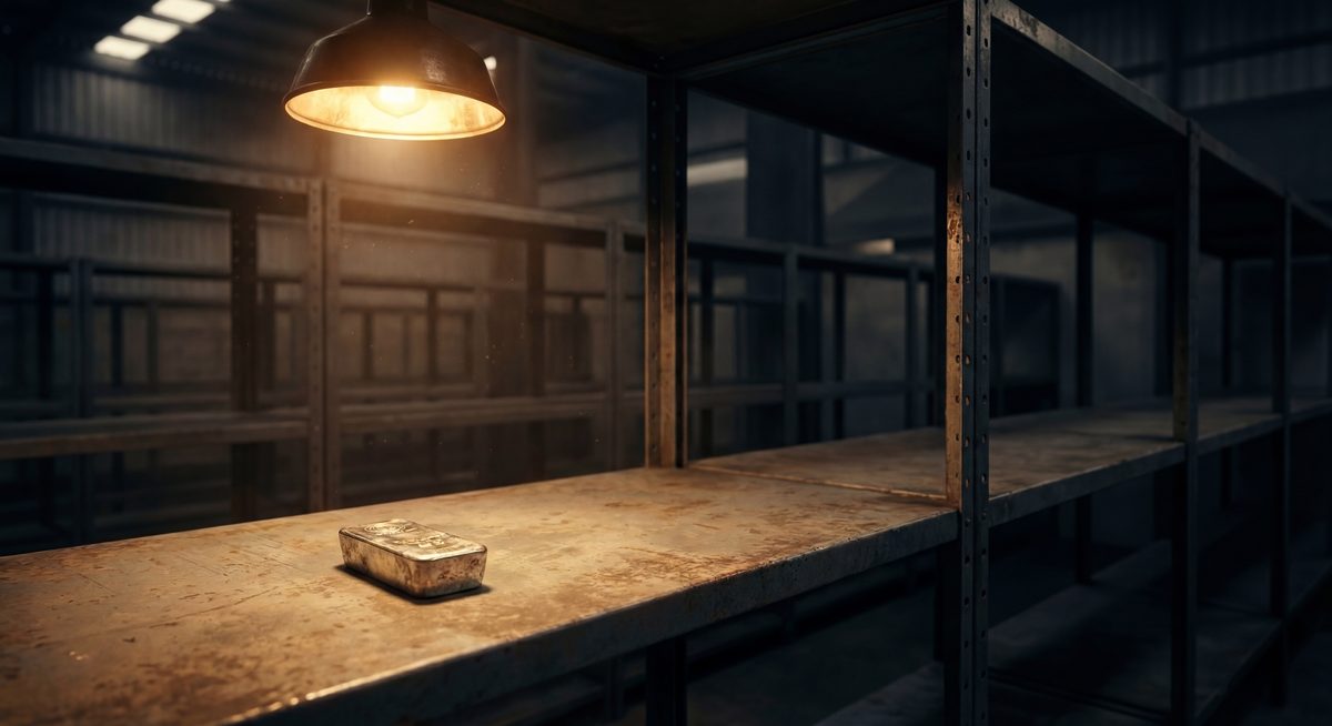 Prazen trezor srebra — pomanjkanje 2026